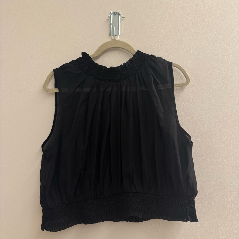 Abercrombie & Fitch Black Sleeveless Top